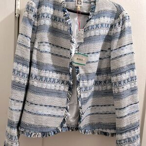 NWT: Fringed Blazer